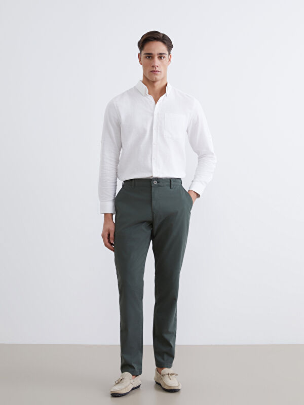 LCWAIKIKI Classic Dar Kalıp Erkek Chino Pantolon