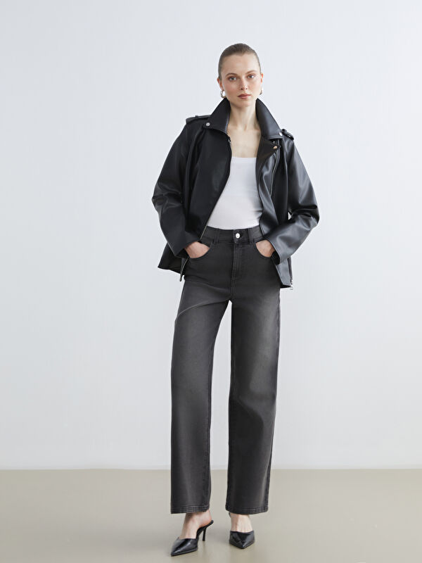 LCW STUDIO Wideleg Kadın Jean Pantolon