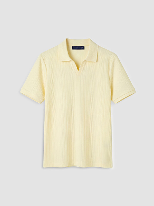 LCWAIKIKI Classic Polo Yaka Strüktürlü Erkek Tişört