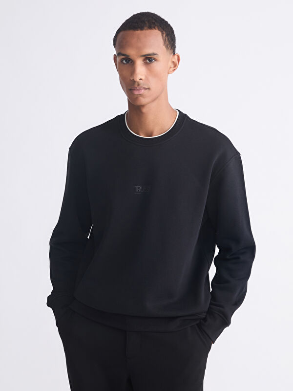 LCW Vision Crew Neck Men's Thick Sweatshirt