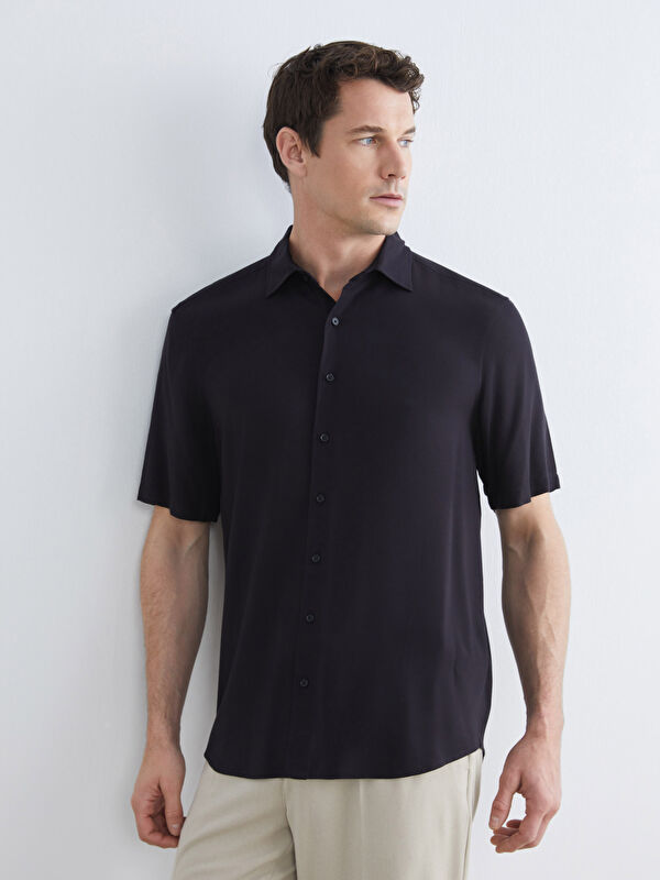 SOUTHBLUE Regular Fit Viscose Men's Shirt