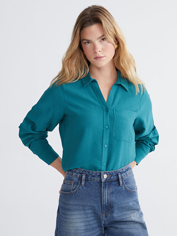 LCW EVERYDAY Textured Women's Shirt