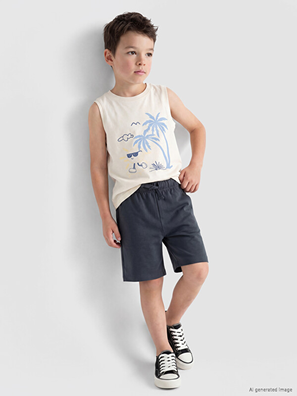 LCW Kids Jungen-Shorts mit elastischem Bund