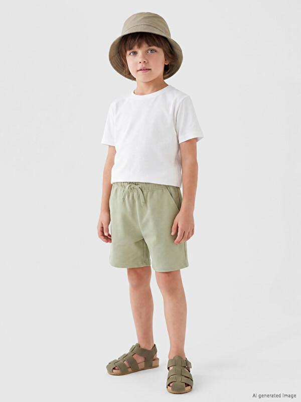 LCW Kids Beli Lastikli Erkek Çocuk Şort