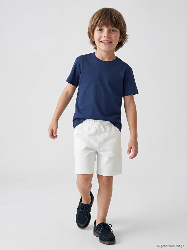 LCW Kids Beli Lastikli Erkek Çocuk Şort