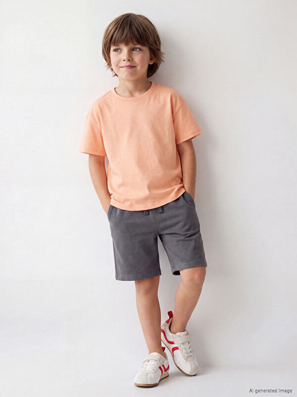 LCW Kids Beli Lastikli Erkek Çocuk Şort
