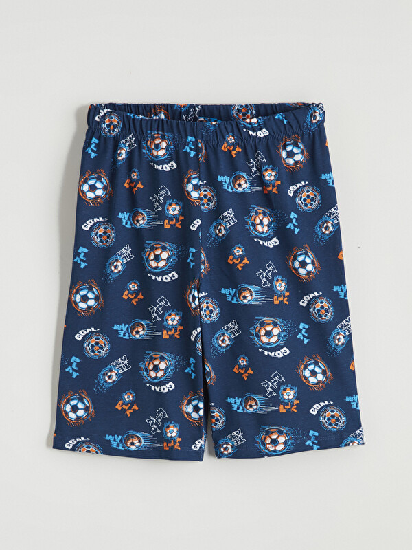 LCW Kids Desenli Erkek Çocuk Pijama Şort