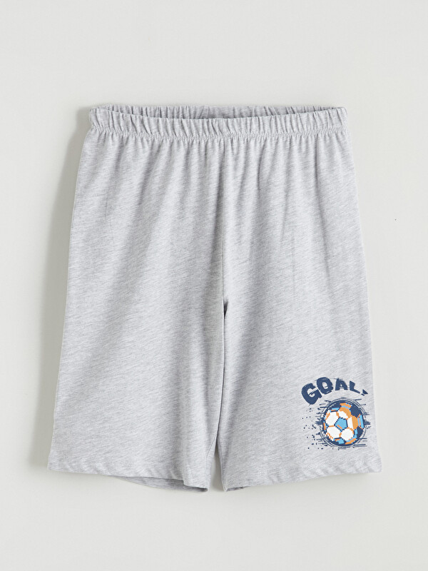 LCW Kids Baskılı Erkek Çocuk Pijama Şort