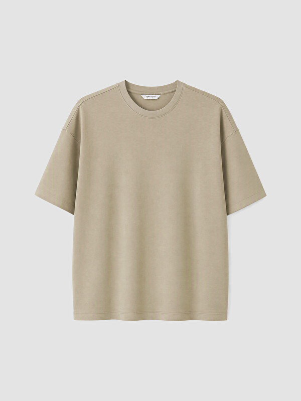 LCW Vision Loose Fit Fluid Fabric T-shirt /04