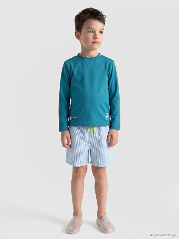 LCW Kids Striped Boys' Swimming Shorts