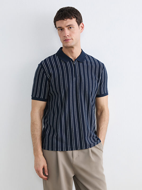 LCW Vision Striped Polo Shirt for Men