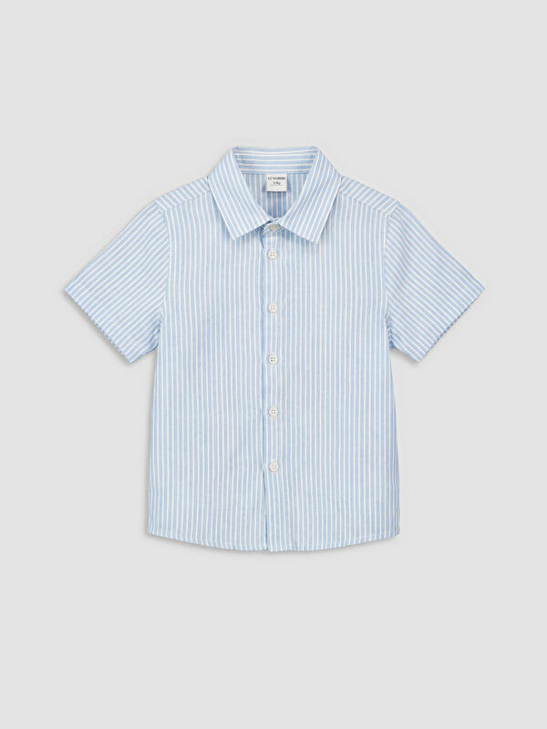 LCW Kids Linen Blend Boys' Shirt