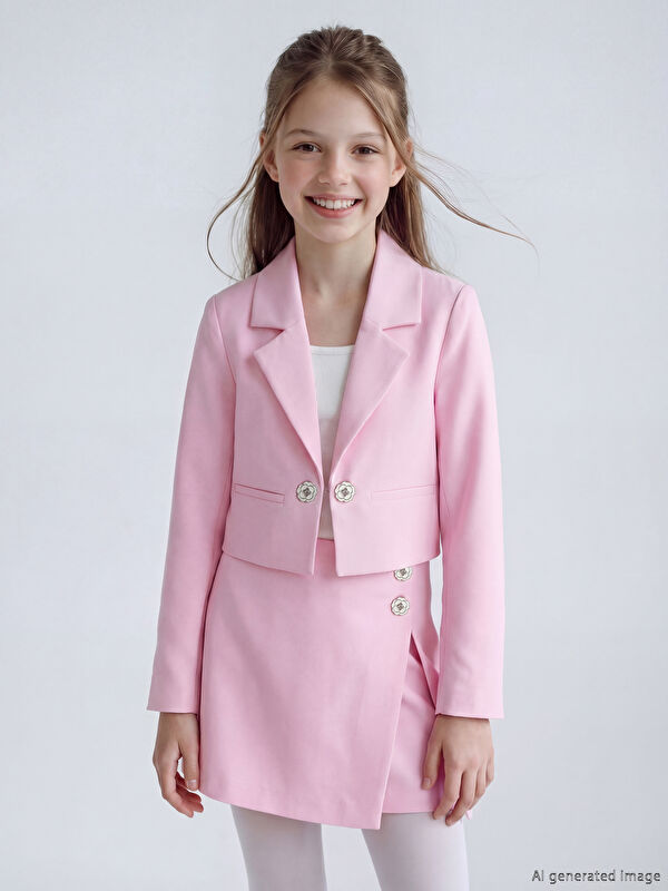 LCW Kids Kız Çocuk Blazer Ceket