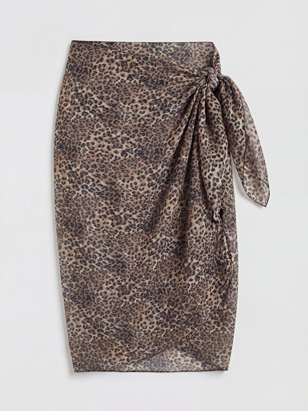 LCW DREAM Leopar Desenli Kadın Pareo