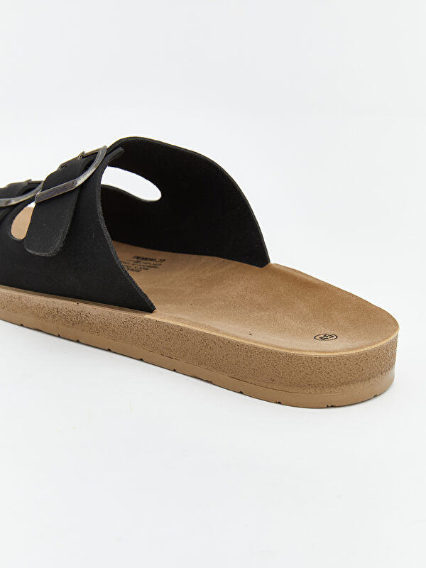 Lcw Steps Siyah Lcw Steps Çift Bantlı Erkek Terlik