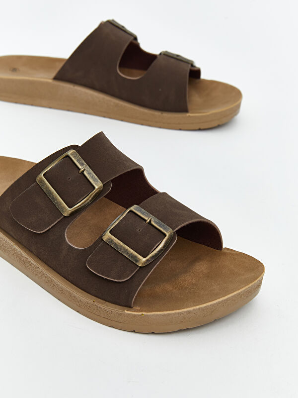 Lcw Steps Siyah Lcw Steps Çift Bantlı Erkek Terlik