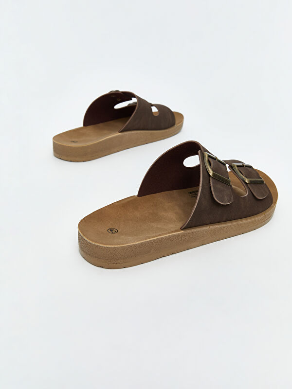 Lcw Steps Siyah Lcw Steps Çift Bantlı Erkek Terlik