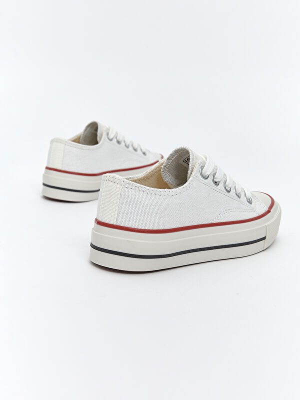 Bağcıklı Kız Çocuk Spor Ayakkabı - Görsel 6