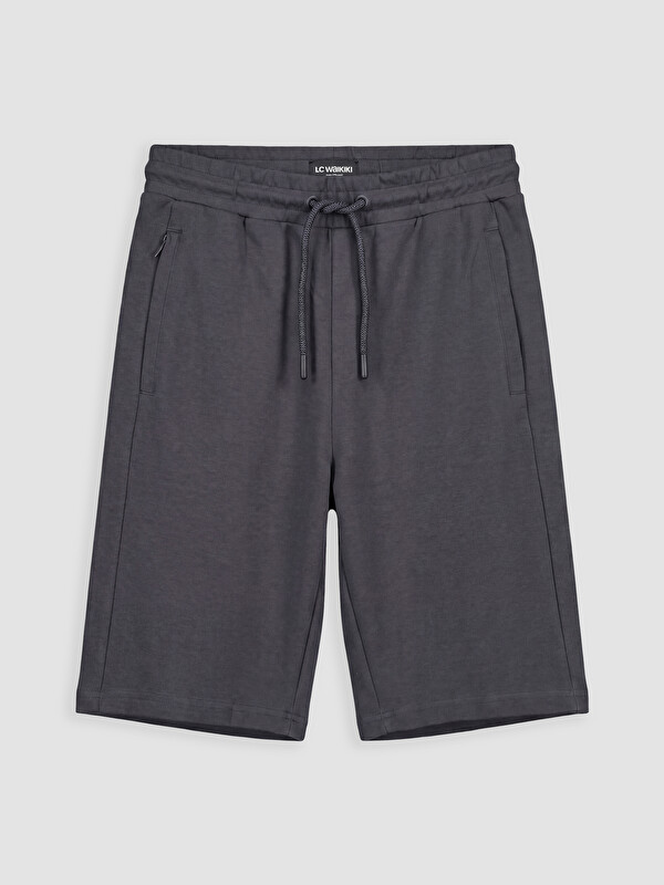 LCWAIKIKI Classic Standard Fit Interlock Fabric Men's Shorts