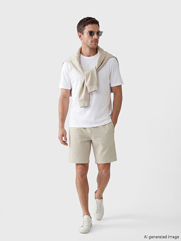 LCWAIKIKI Classic Regular Fit Interlock Men's Shorts