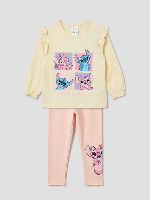 LCW baby Lilo & Stitch Printed Baby Girls' Set