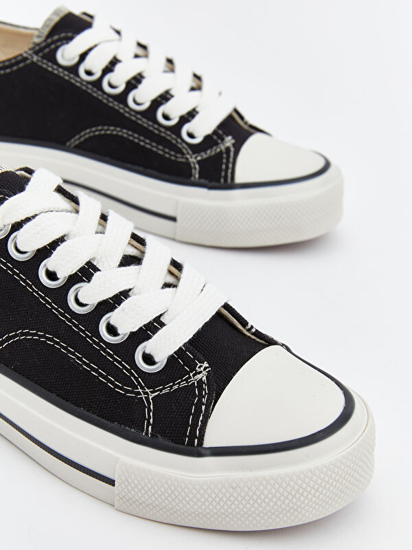 Bağcıklı Kız Çocuk Spor Ayakkabı - Görsel 4