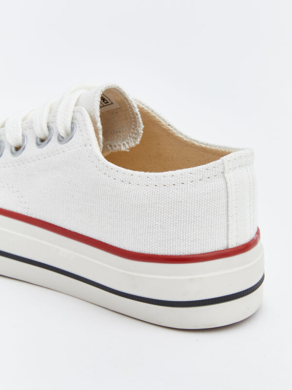 Bağcıklı Kız Çocuk Spor Ayakkabı - Görsel 6