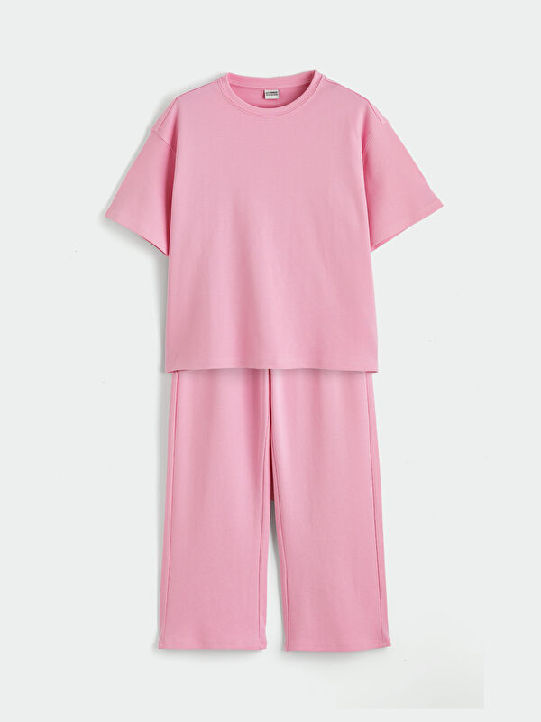 LCW Kids Қыздарға арналған футболка және спорт шалбар
