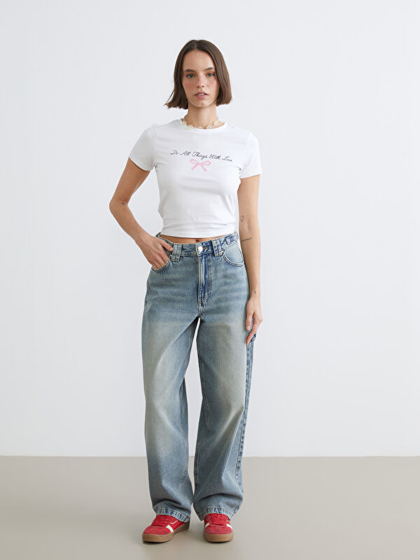 XSIDE Damen Baggy Fit Jeans
