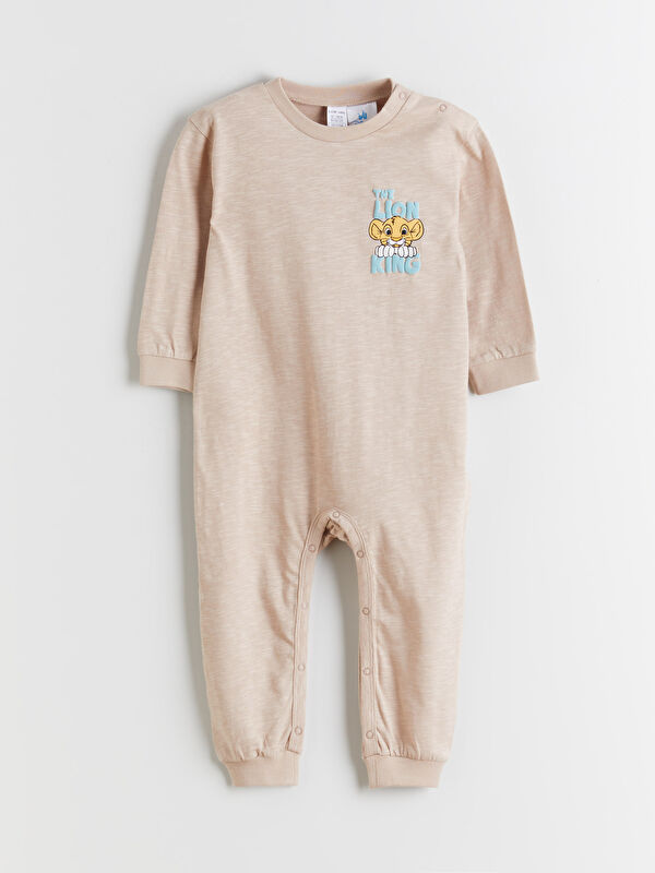 LCW baby Lion King Printed Baby Boys' Jumpsuit