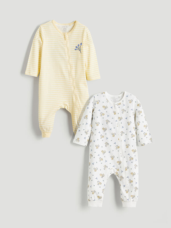 LCW baby Bedruckter Baby-Mädchen-Overall 2er-Pack