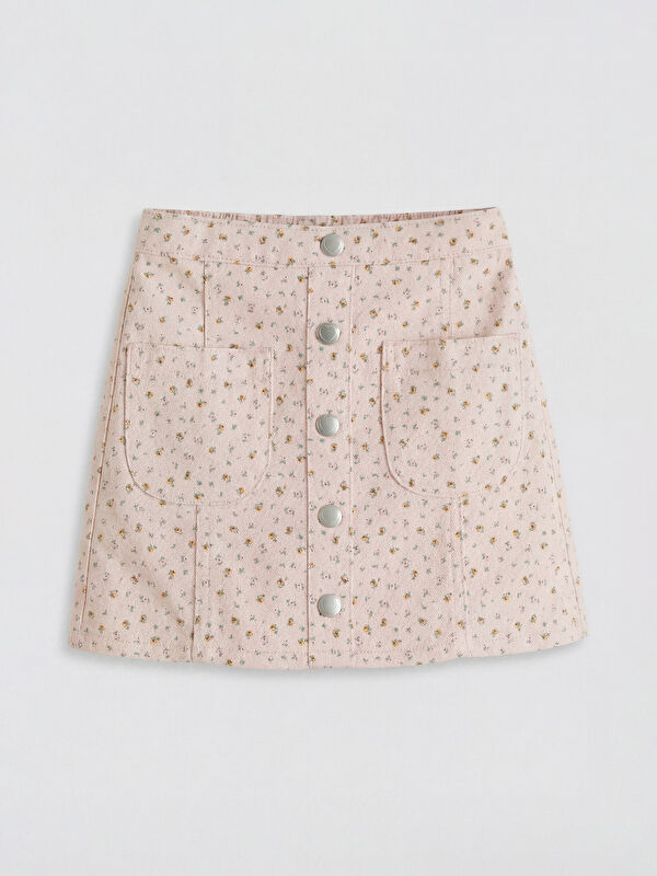LCW Kids Girls' Floral Twill Skort