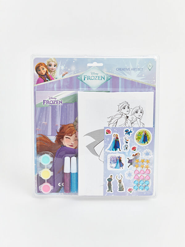 LCW JOY Frozen Figürlü Kız Çocuk Boyama Seti