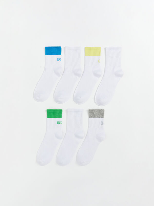LCW Kids Boys' Ankle Socks, Pack of 7