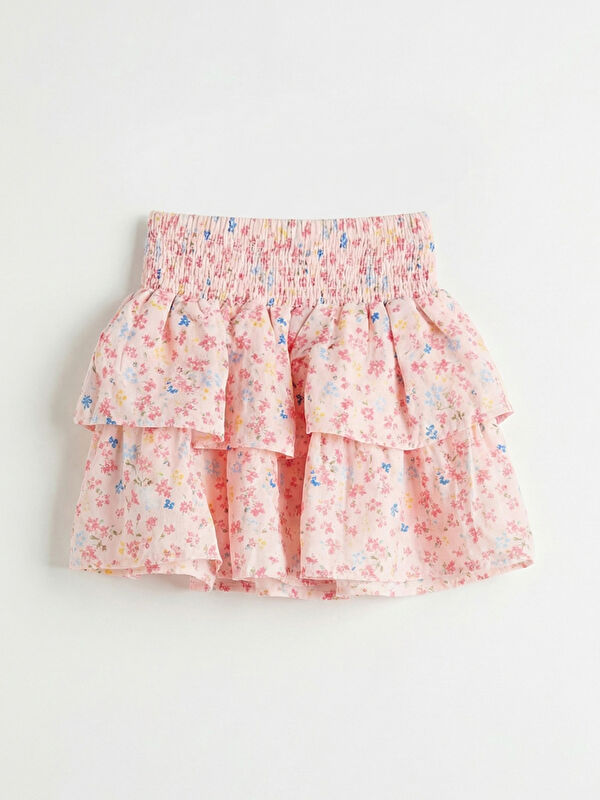 LCW Kids Floral Layered Girls' Skirt