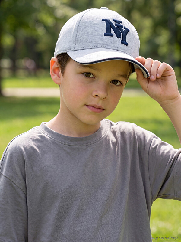 LCW ACCESSORIES NY Embroidered Boys' Cap Hat