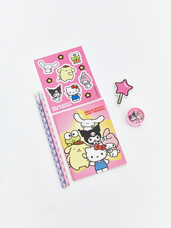 LCW JOY Hello Kitty Baskılı Kırtasiye Seti