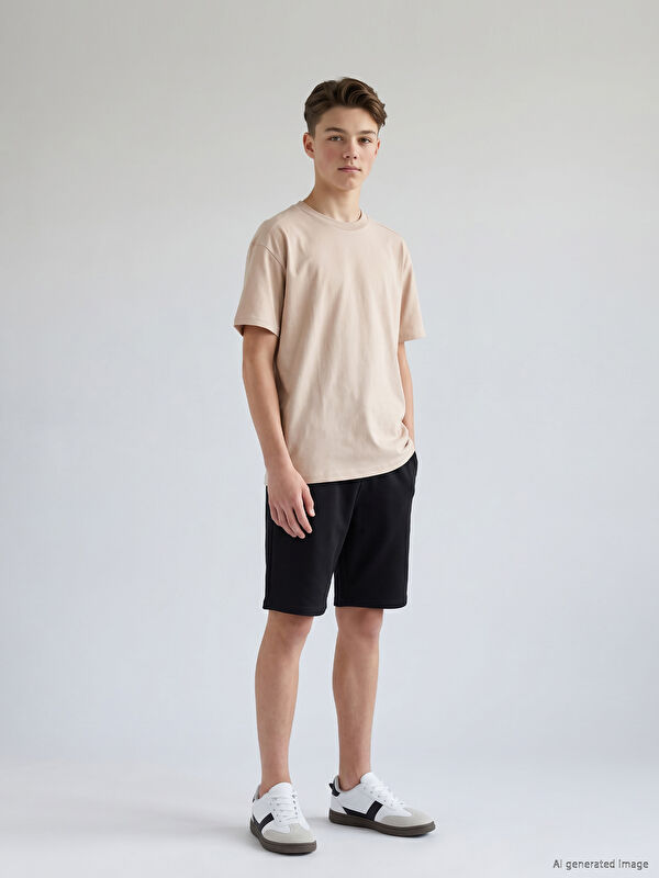 LCW Kids Beli Lastikli Erkek Çocuk Şort