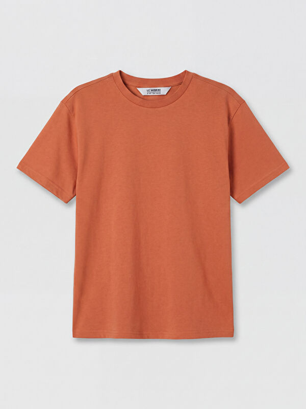 LCW Kids Bisiklet Yaka Basic Erkek Çocuk Tişört