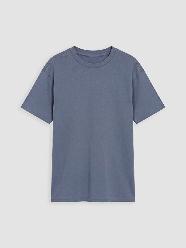 LCW Kids Bisiklet Yaka Basic Erkek Çocuk Tişört