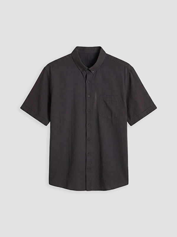 LCWAIKIKI Classic Regular Fit Armürlü Erkek Gömlek