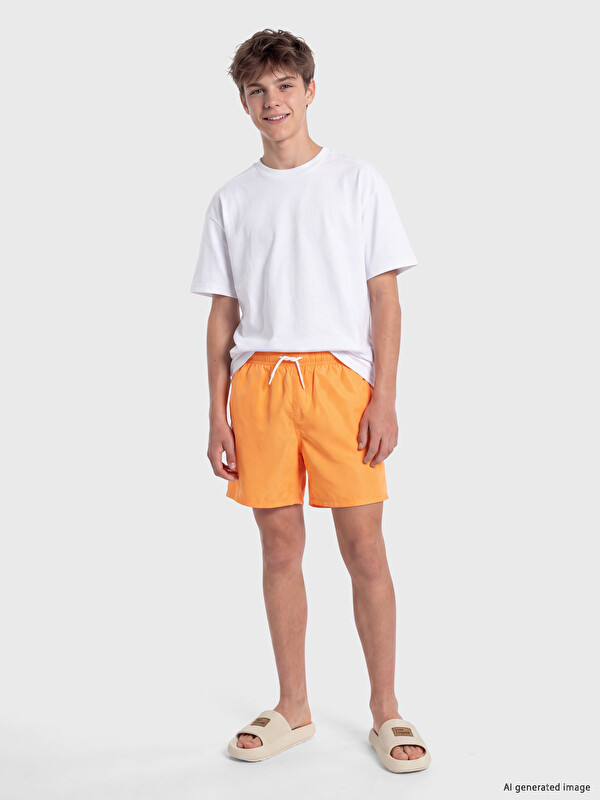 LCW Kids Elastic Waist Boys' Swimming Shorts