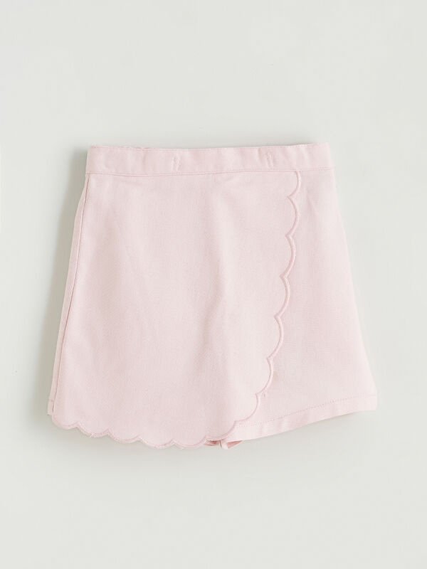 LCW Kids Adjustable Elastic Waist Girls' Skort