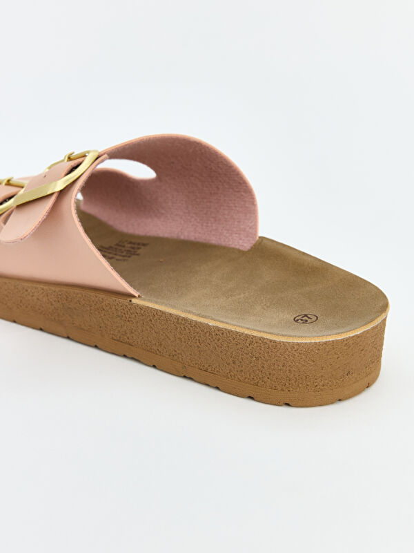 Lcw Steps Bej Lcw Steps Çift Bantlı Kadın Terlik