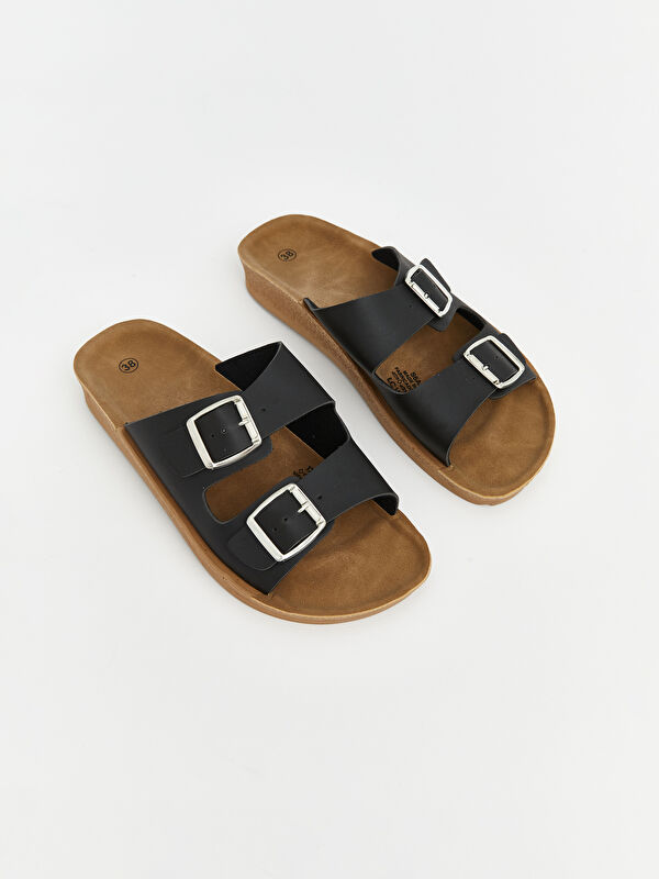 Lcw Steps Bej Lcw Steps Çift Bantlı Kadın Terlik