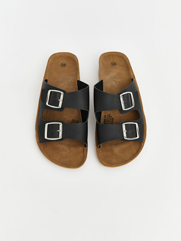 Lcw Steps Bej Lcw Steps Çift Bantlı Kadın Terlik