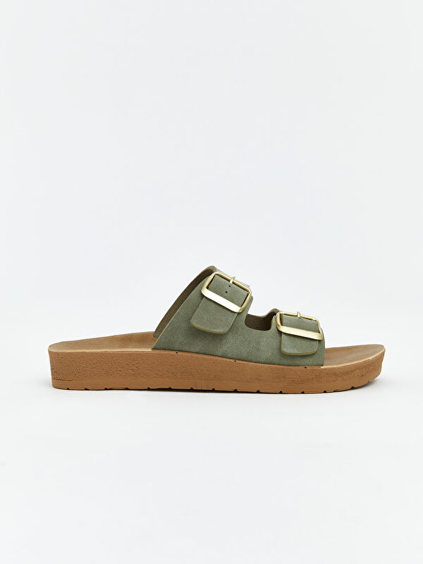 Lcw Steps Bej Lcw Steps Çift Bantlı Kadın Terlik