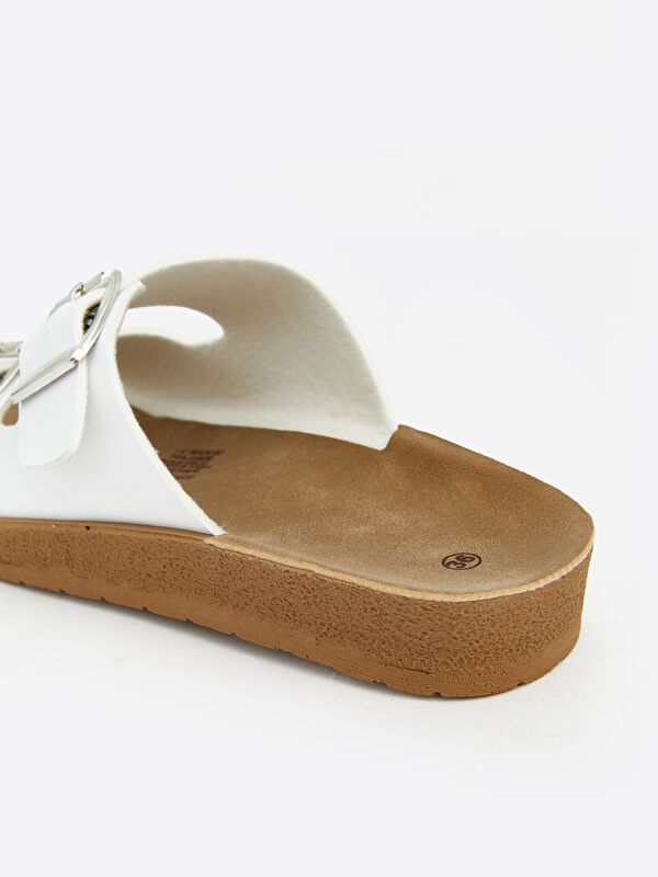 Lcw Steps Bej Lcw Steps Çift Bantlı Kadın Terlik
