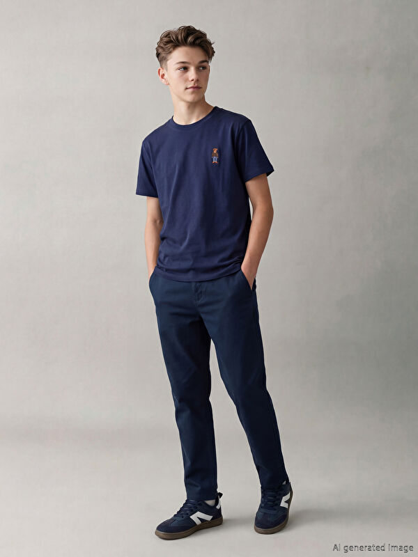 LCW Kids Regular Fit Erkek Çocuk Gabardin Pantolon