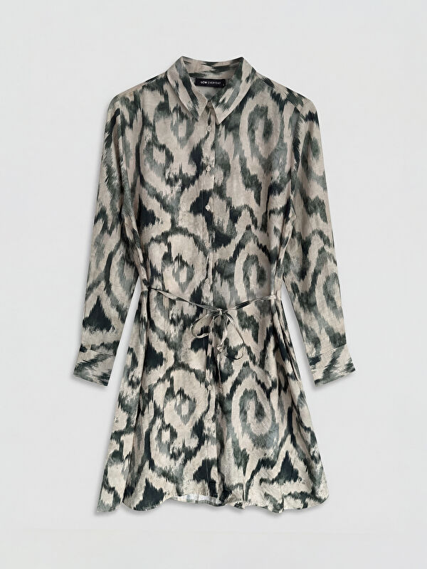 LCW EVERYDAY Leopard Print Women's Shirt Tunic